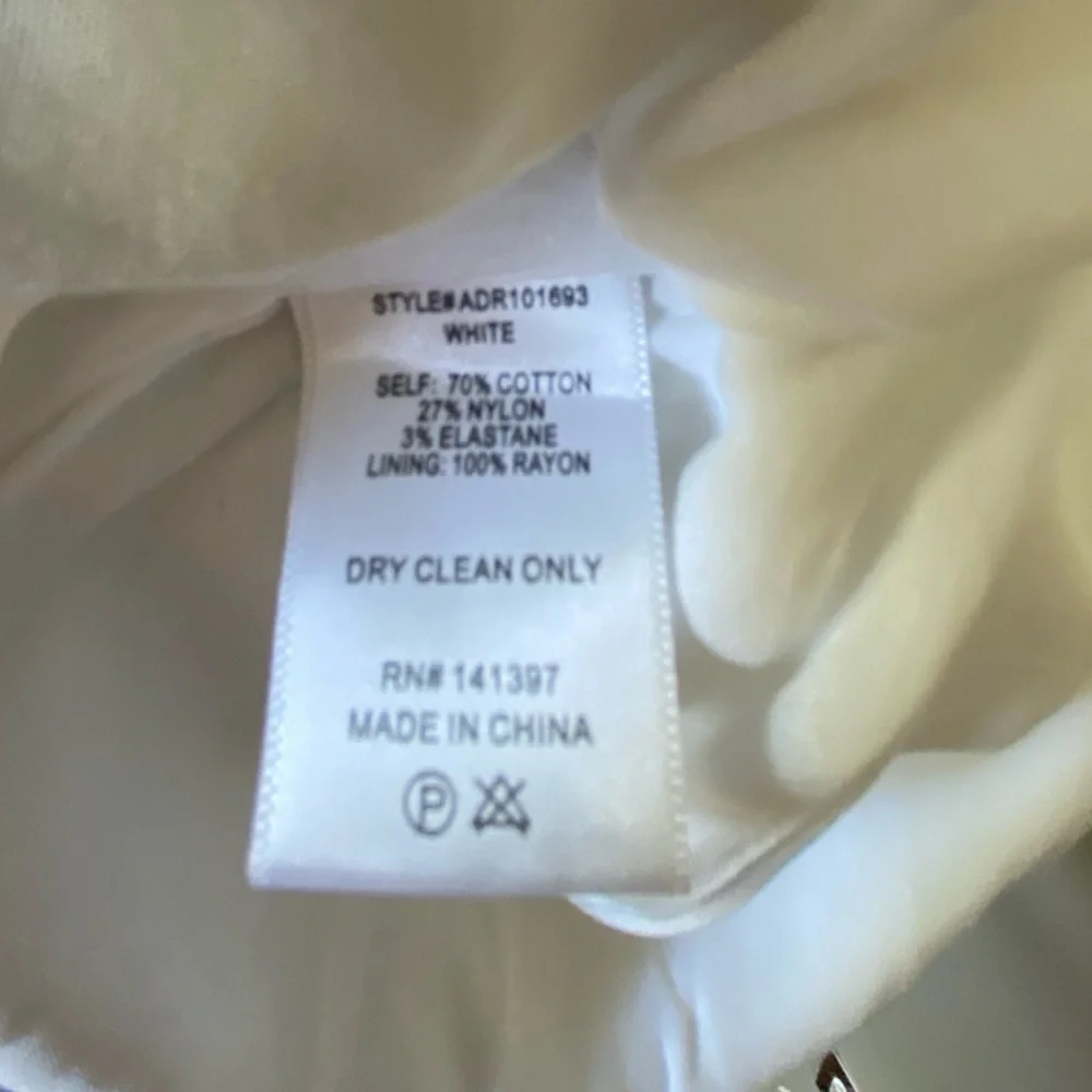 NWT ASTR THE LABEL White Smocked Ruffle Tiered Bustier Midi Maxi Dress Size XL - Picture 9 of 9